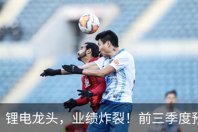 锂电龙头,业绩炸裂!前三季度预盈超51亿元,激增超27倍